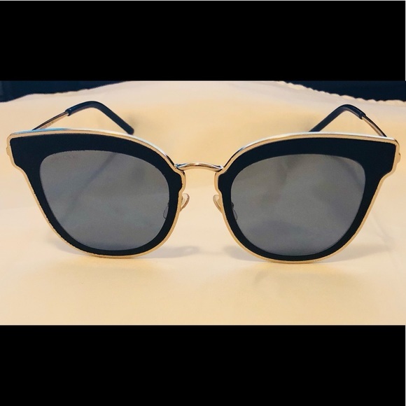 New Jimmy Choo Nile Over-sized Bling Sunglasses - Picture 1 of 7